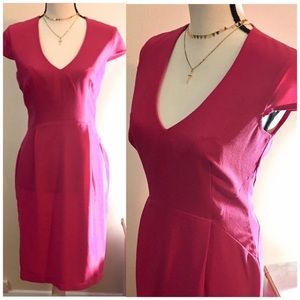 H&M Pink Midi Dress